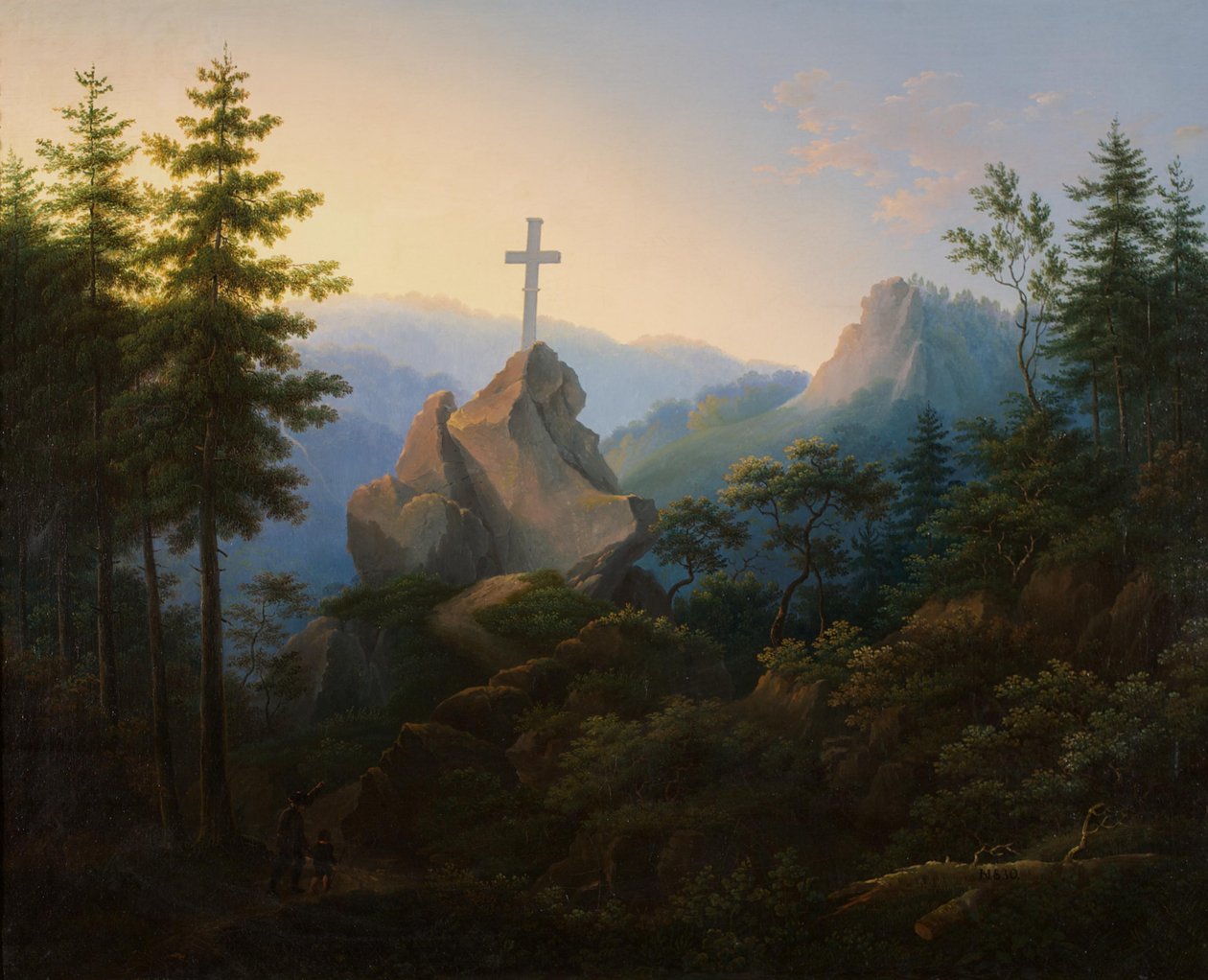 Ilsenstein, a los pies del Brocken, en los montes Harz de Hermann Josef Neefe