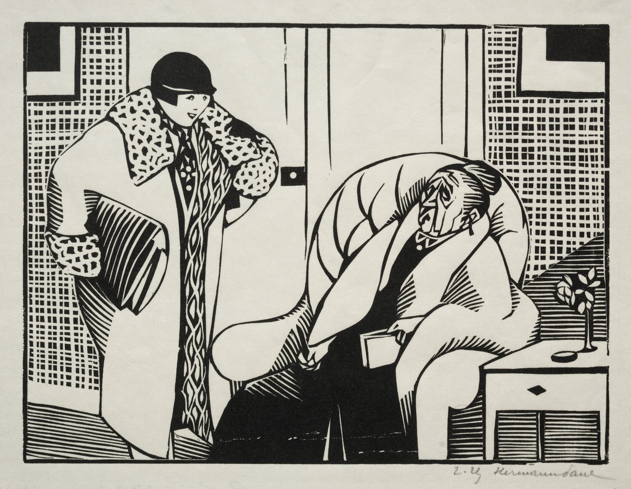 Abuela, hoy fue apasionante la clase sobre Malthus. de Hermann Paul