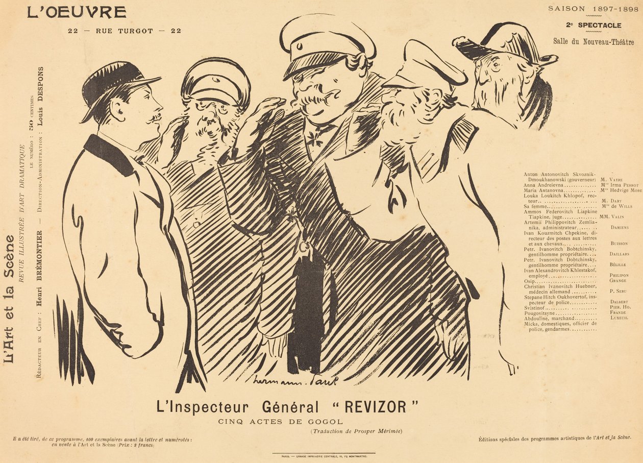 El Inspector General Revizor de Hermann Paul