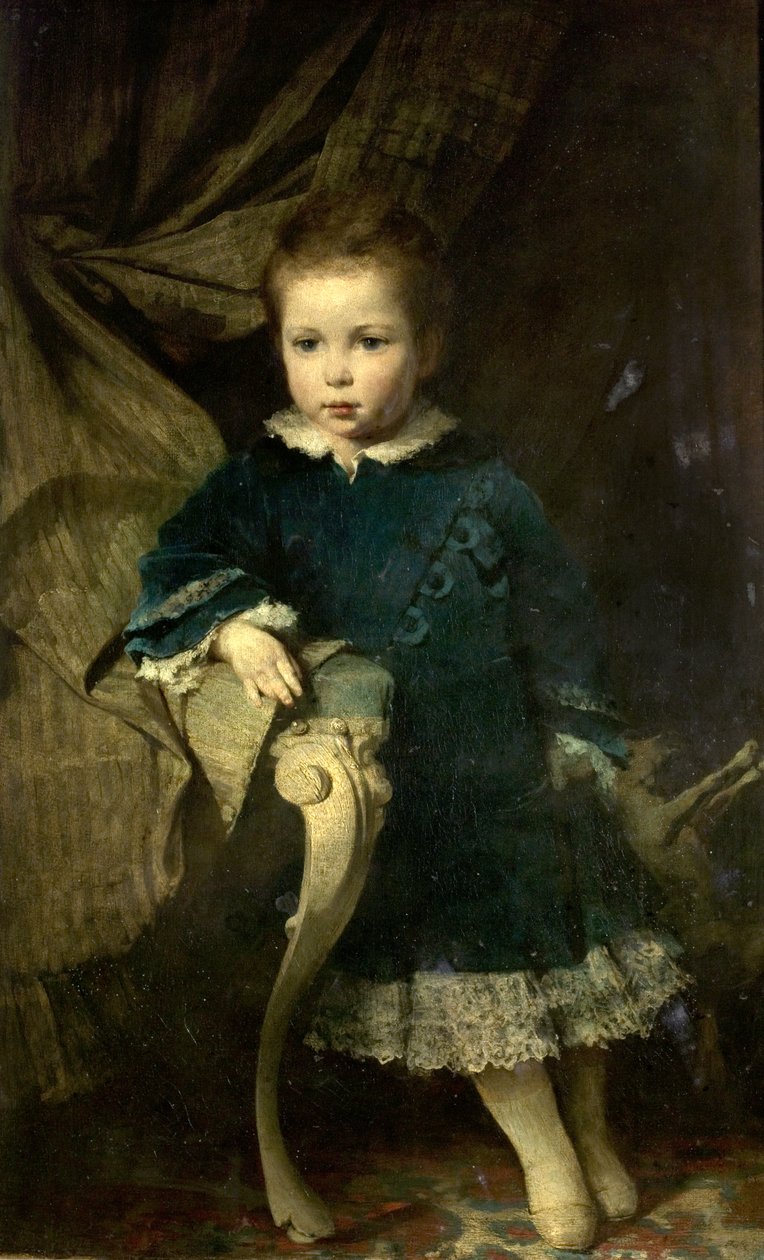 Retrato de un niño de Hermann Schneider