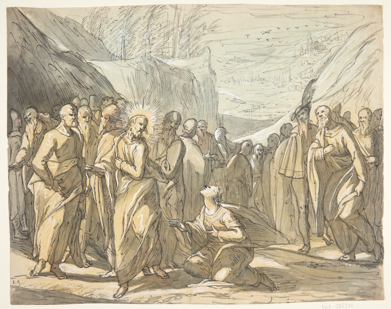 Cristo y la mujer cananea de Hermann Weyer