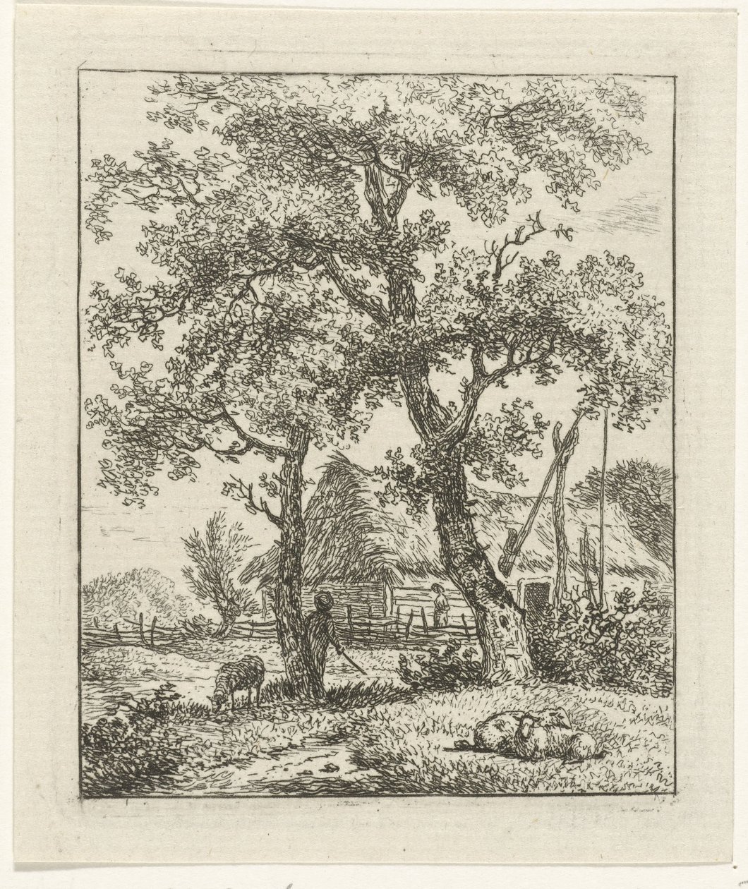 granja y pastor de Hermanus Fock