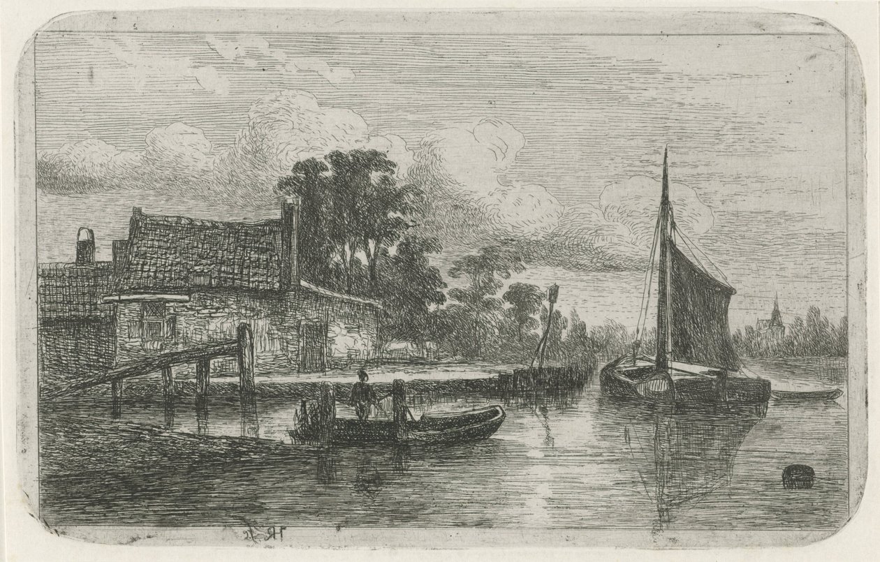 Velero en el paseo marítimo de Hermanus Jan Hendrik van Rijkelijkhuysen