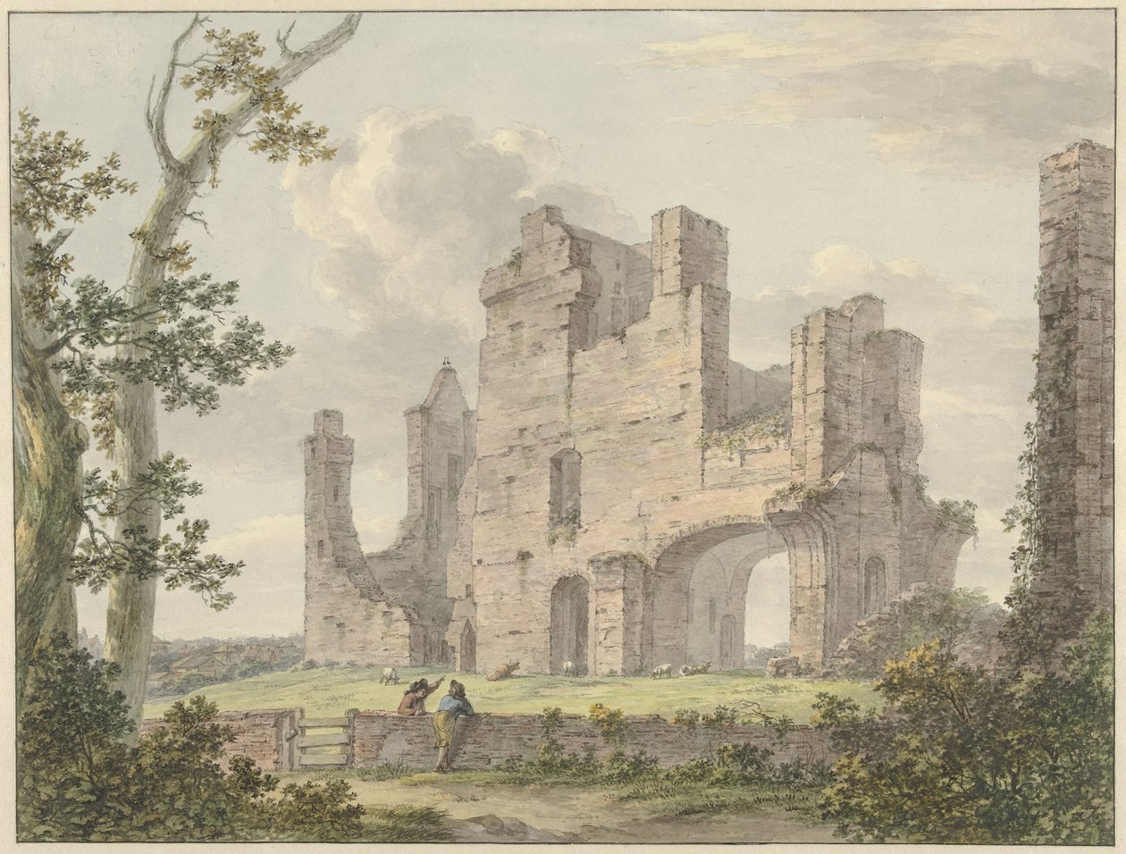 Ruinas de la Abadía de Rijnsburg de Hermanus Numan
