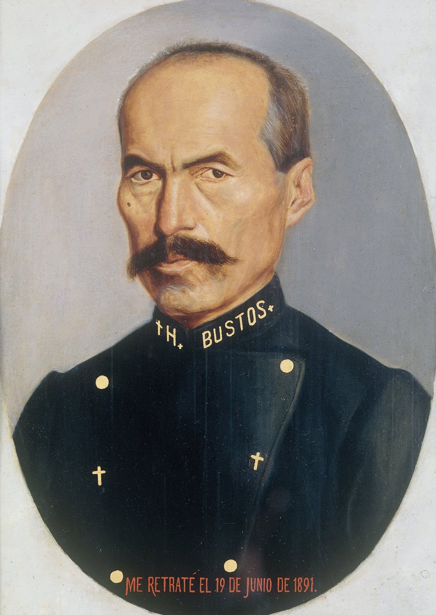 Autorretrato de Hermenegildo Bustos