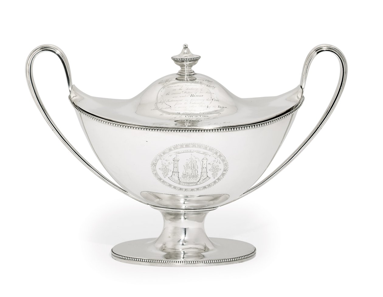 Sopera y tapa de Jorge III, 1787 de Hester Bateman
