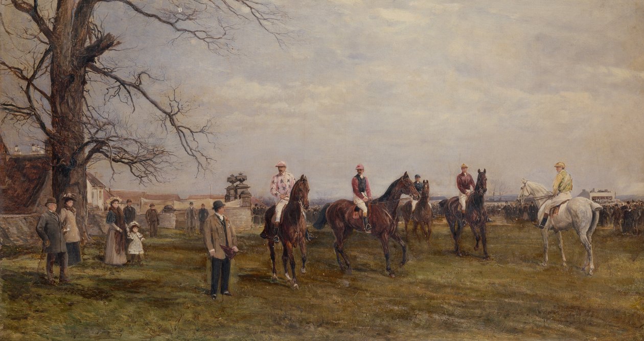 Una reunión campestre, Catterick Bridge de Heywood Hardy