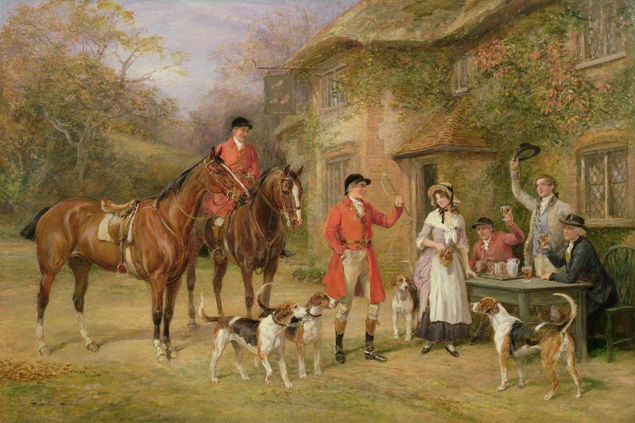 Una reunión en los Tres Palomas de Heywood Hardy