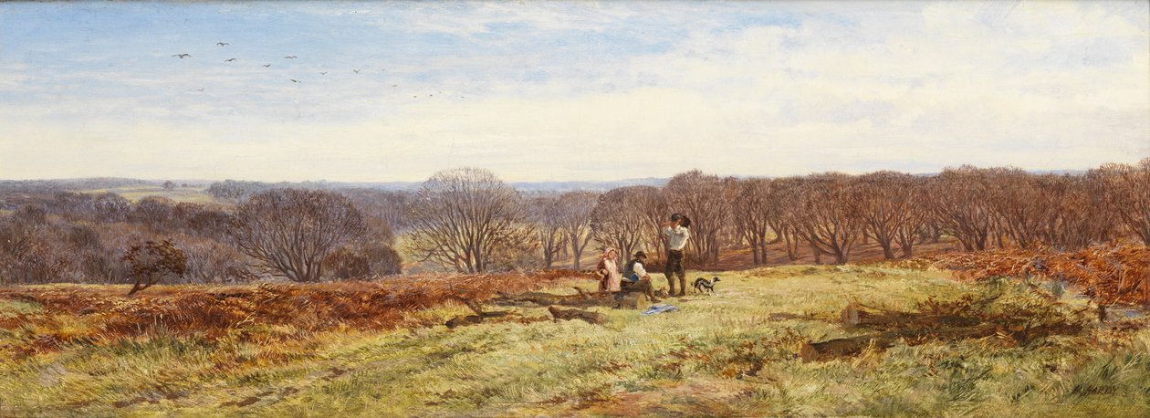 En el Nuevo Bosque, Hampshire de Heywood Hardy