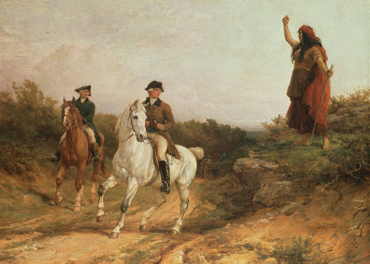 Meg Merrilies del poema de Keats Vieja Meg era una Gitana de Heywood Hardy