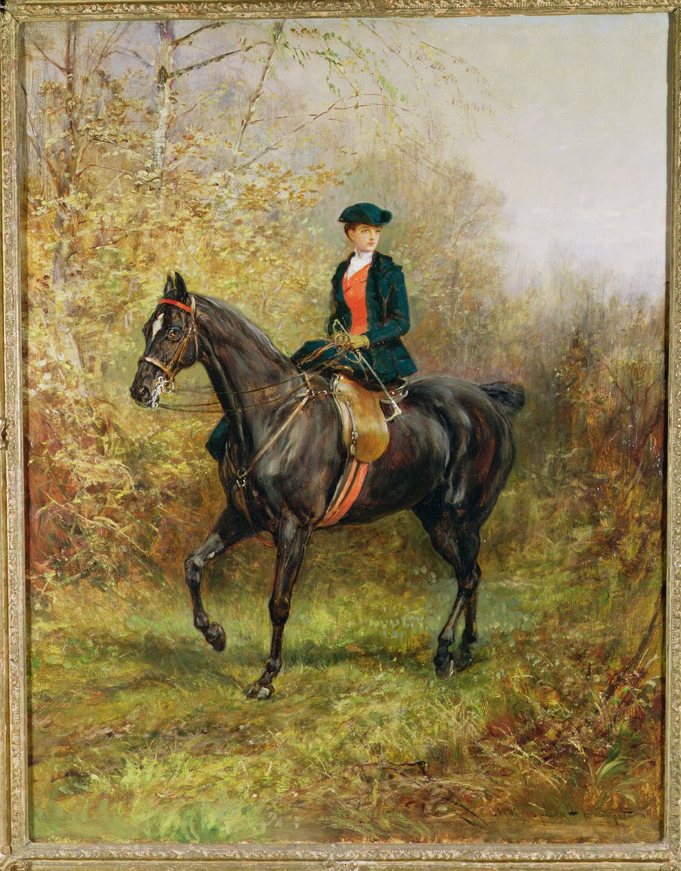 El paseo matutino, 1891 de Heywood Hardy