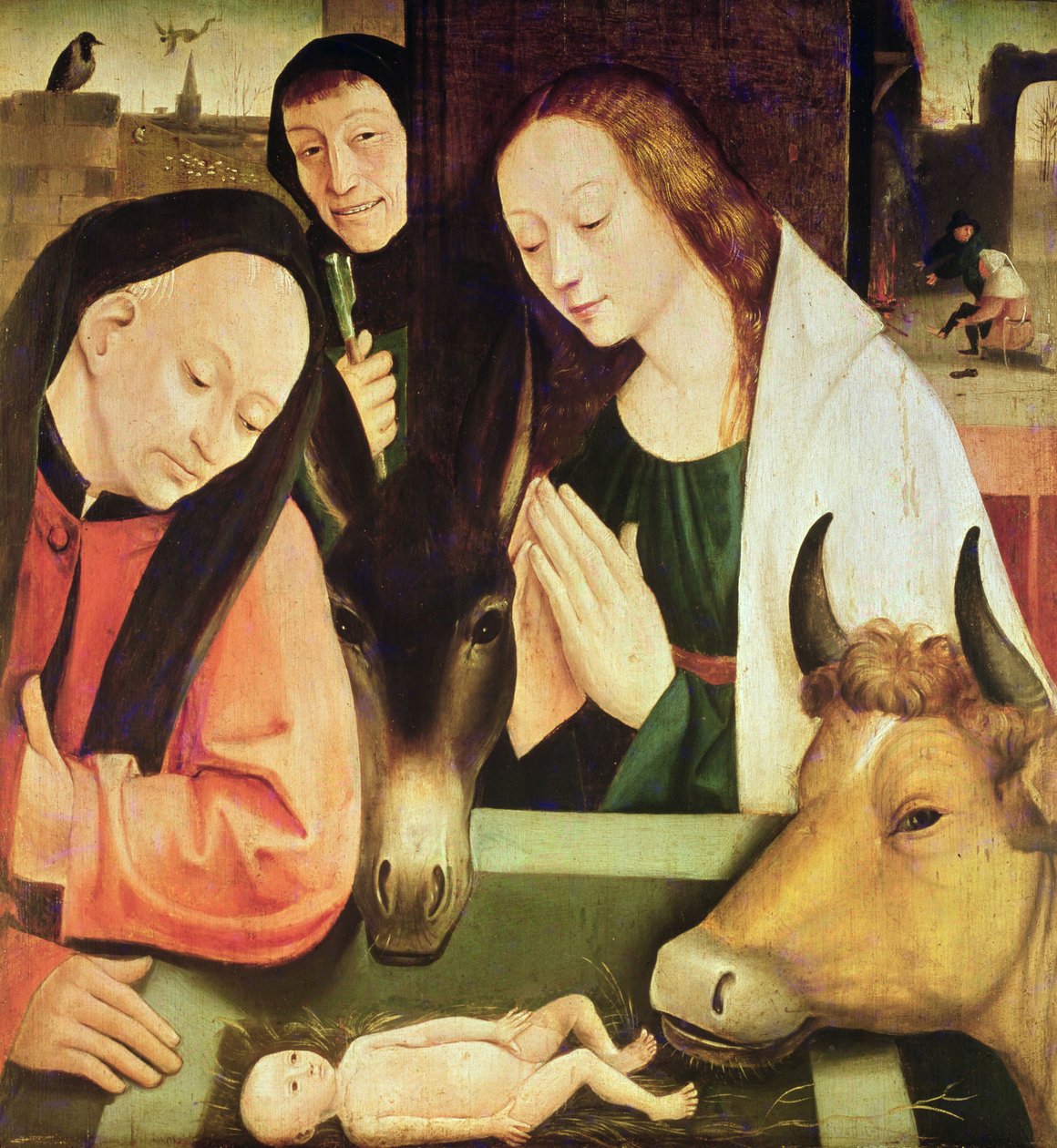 Adoración de los pastores de Hieronymus Bosch