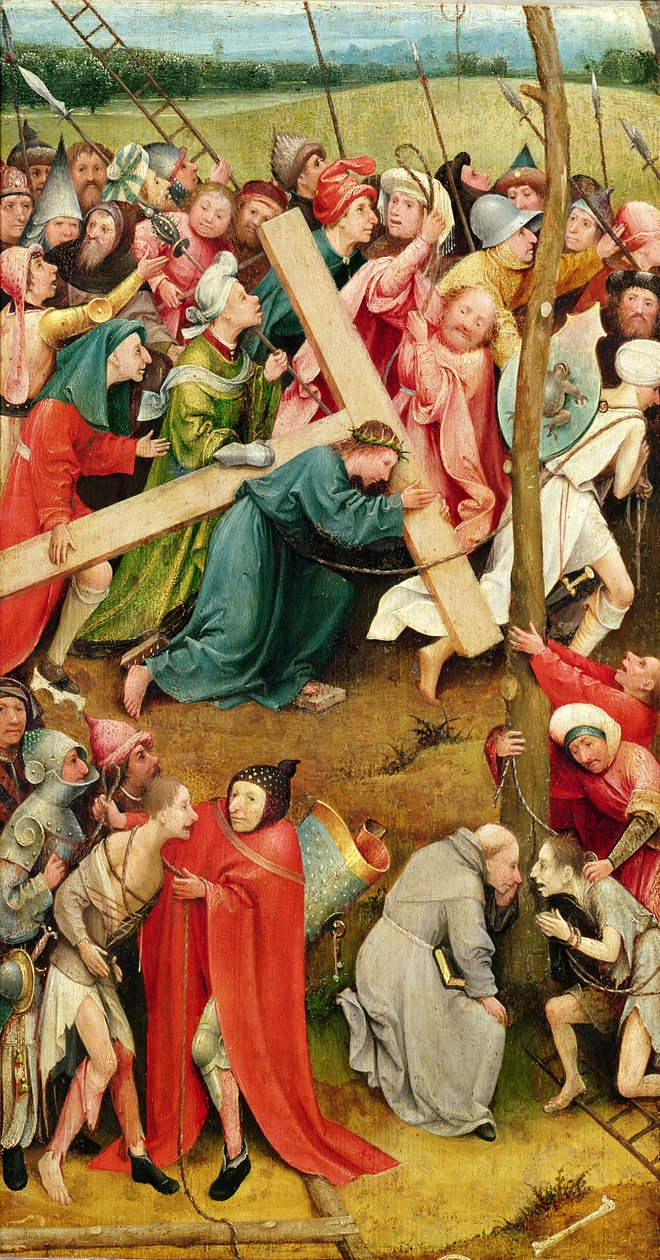 Cristo cargando la cruz, 1485-90 de Hieronymus Bosch