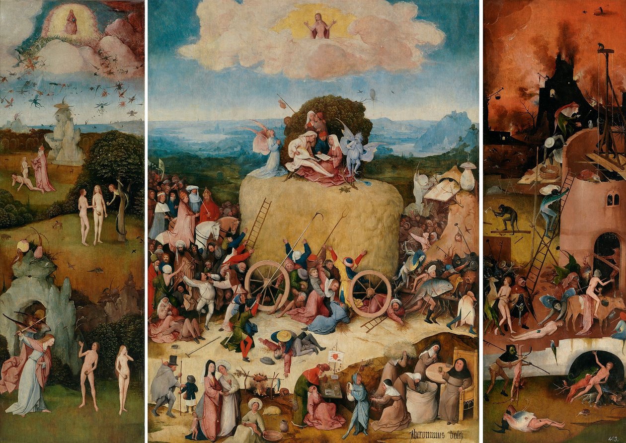 El carro de heno de Hieronymus Bosch
