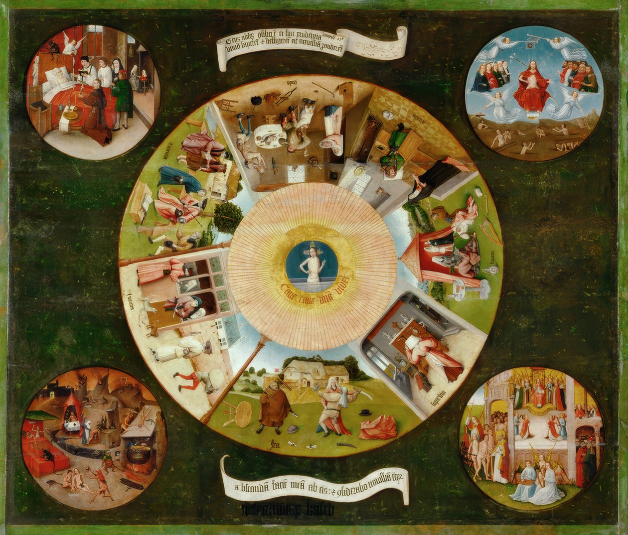 Los siete pecados capitales y las cuatro últimas cosas de Hieronymus Bosch