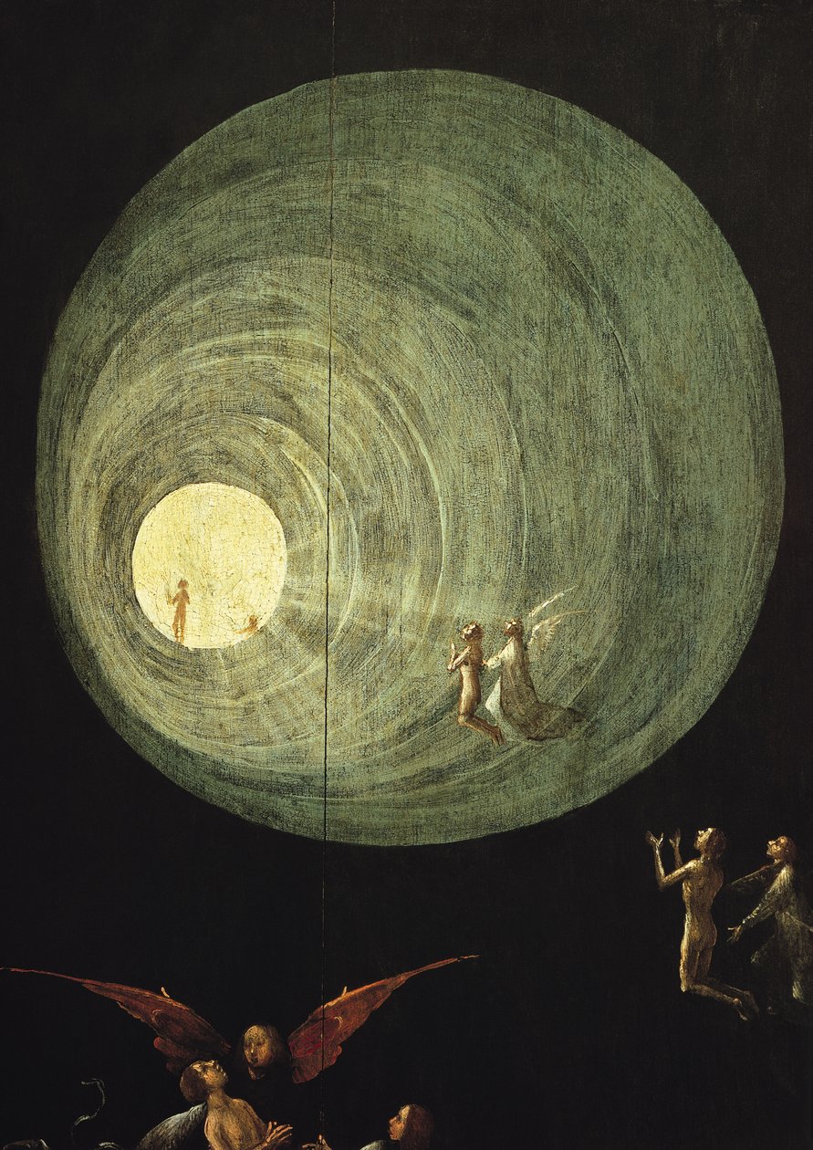 El ascenso de los benditos (detalle) de Hieronymus Bosch