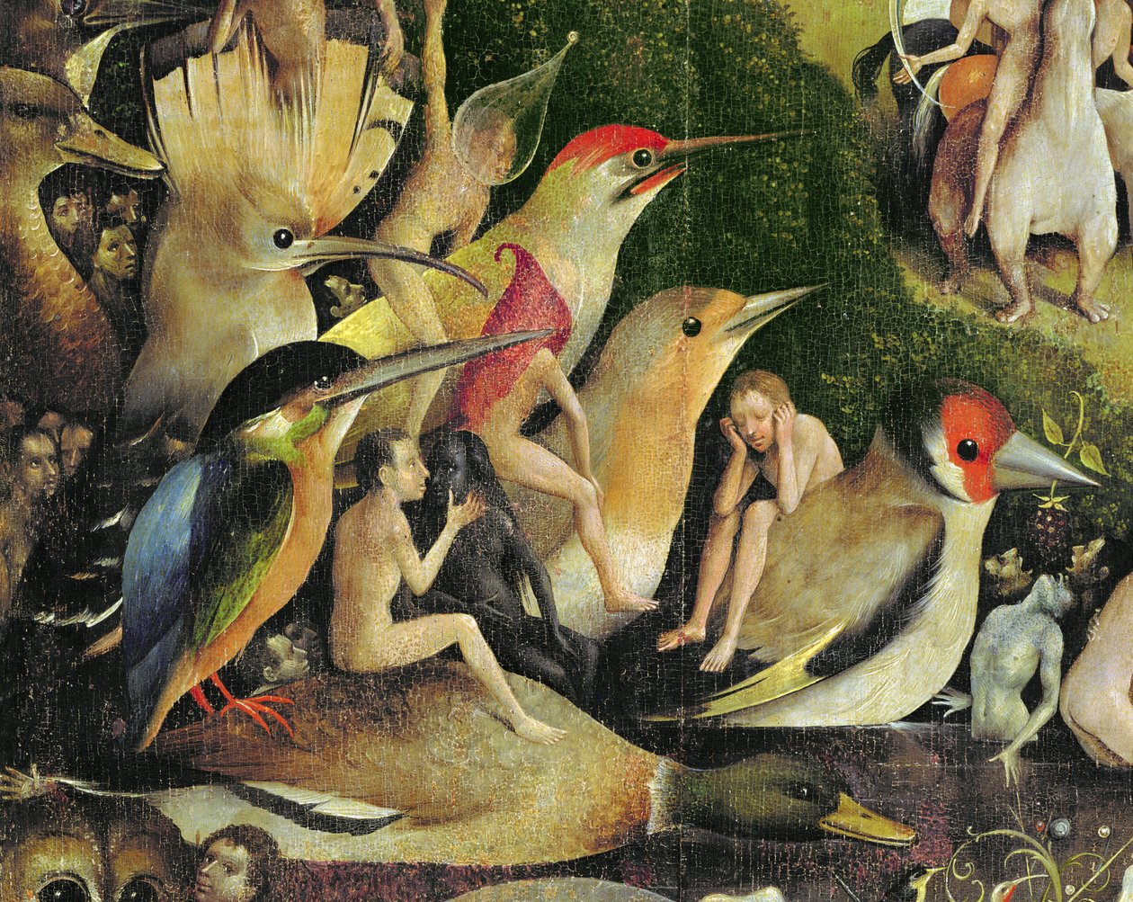 El jardín de las delicias (detalle) de Hieronymus Bosch