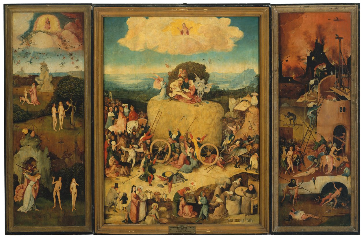 El Tríptico del Carro de Heno de Hieronymus Bosch