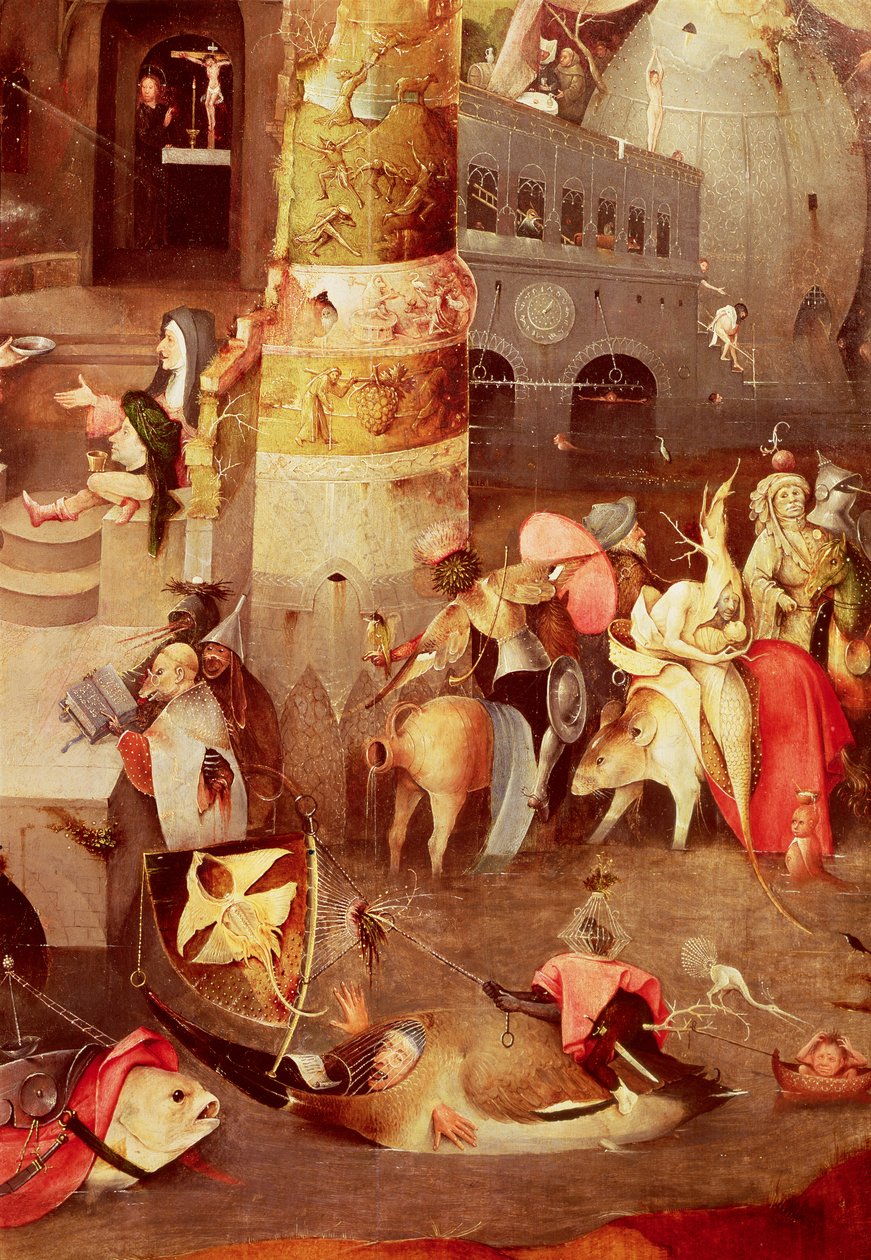 Tríptico de la tentación de San Antonio (detalle) de Hieronymus Bosch