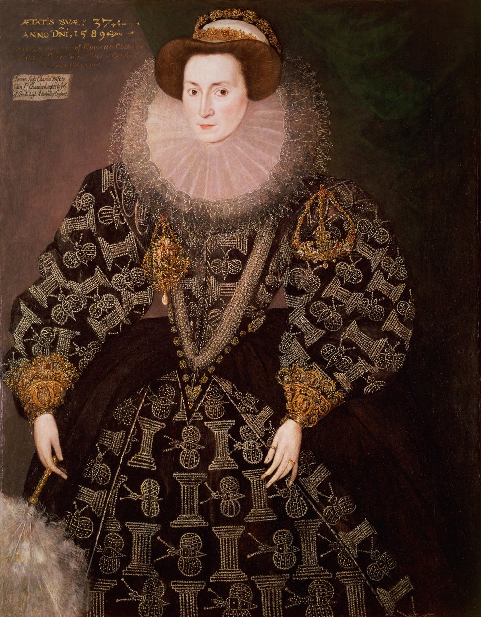 Frances Clinton, Lady Chandos (1552-1623), 1589 de Hieronymus Custodis