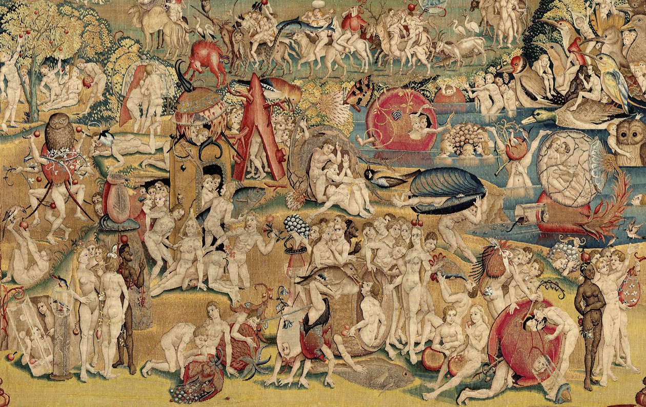 El jardín de las delicias. ca. 1560 (tapiz) de Hieronymus (after) Bosch