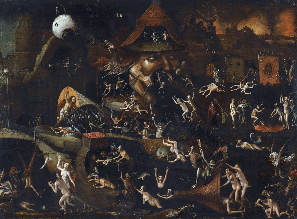 Descenso a los Infiernos de Hieronymus (school of) Bosch