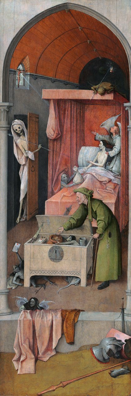 La muerte y el avaro de Hieronymus Bosch