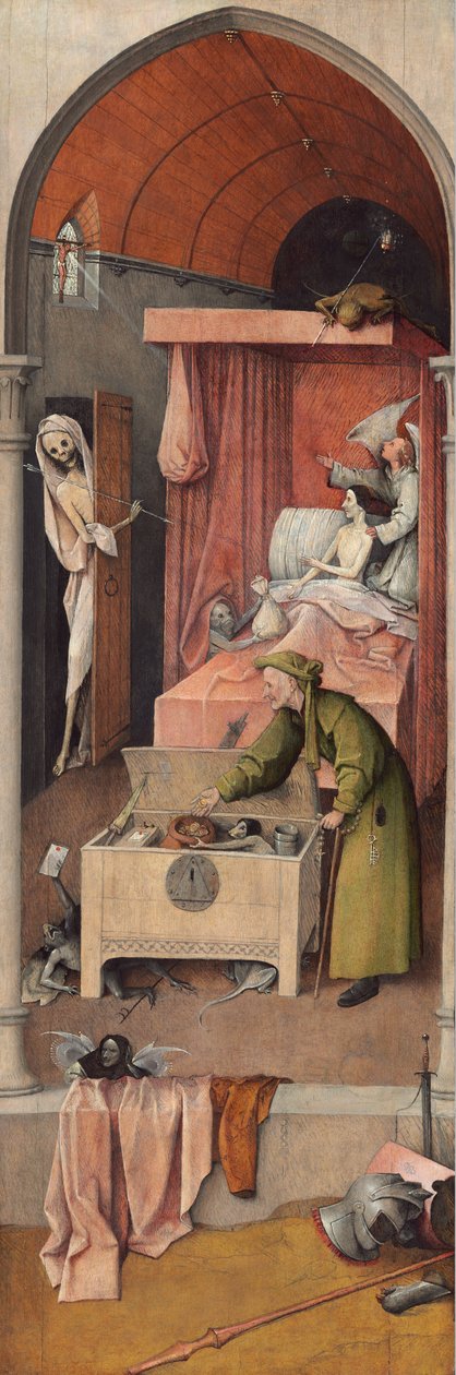 La muerte y el asegurador de Hieronymus Bosch