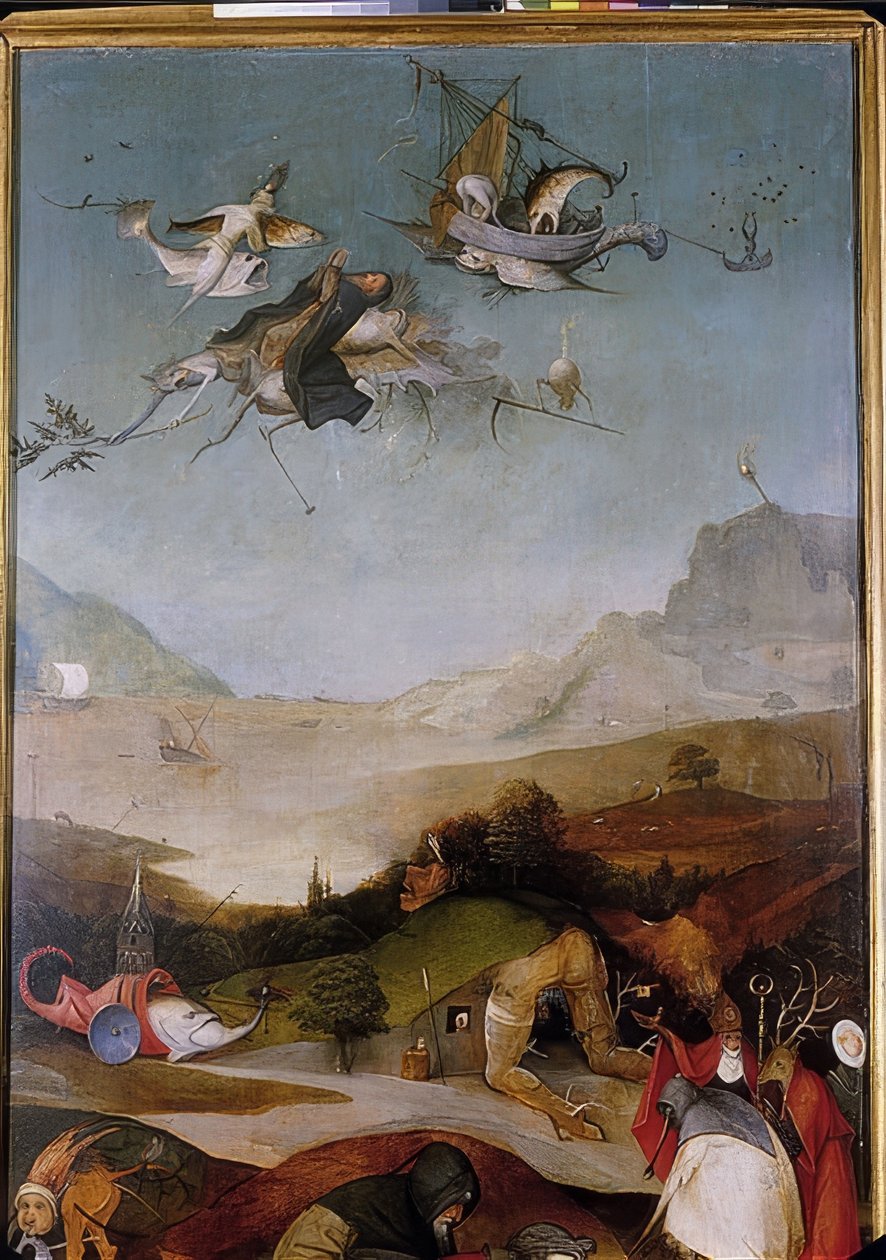 La tentación de San Antonio (detalle) de Hieronymus Bosch