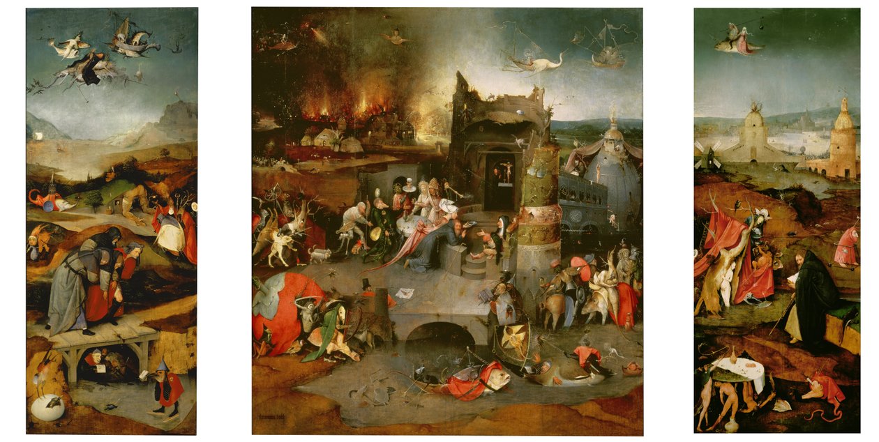 La tentación de San Antonio de Hieronymus Bosch