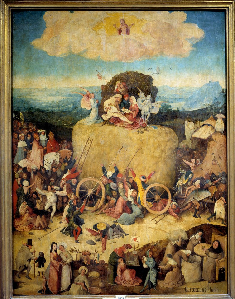 La alegoría del carro de heno de Hieronymus Bosch