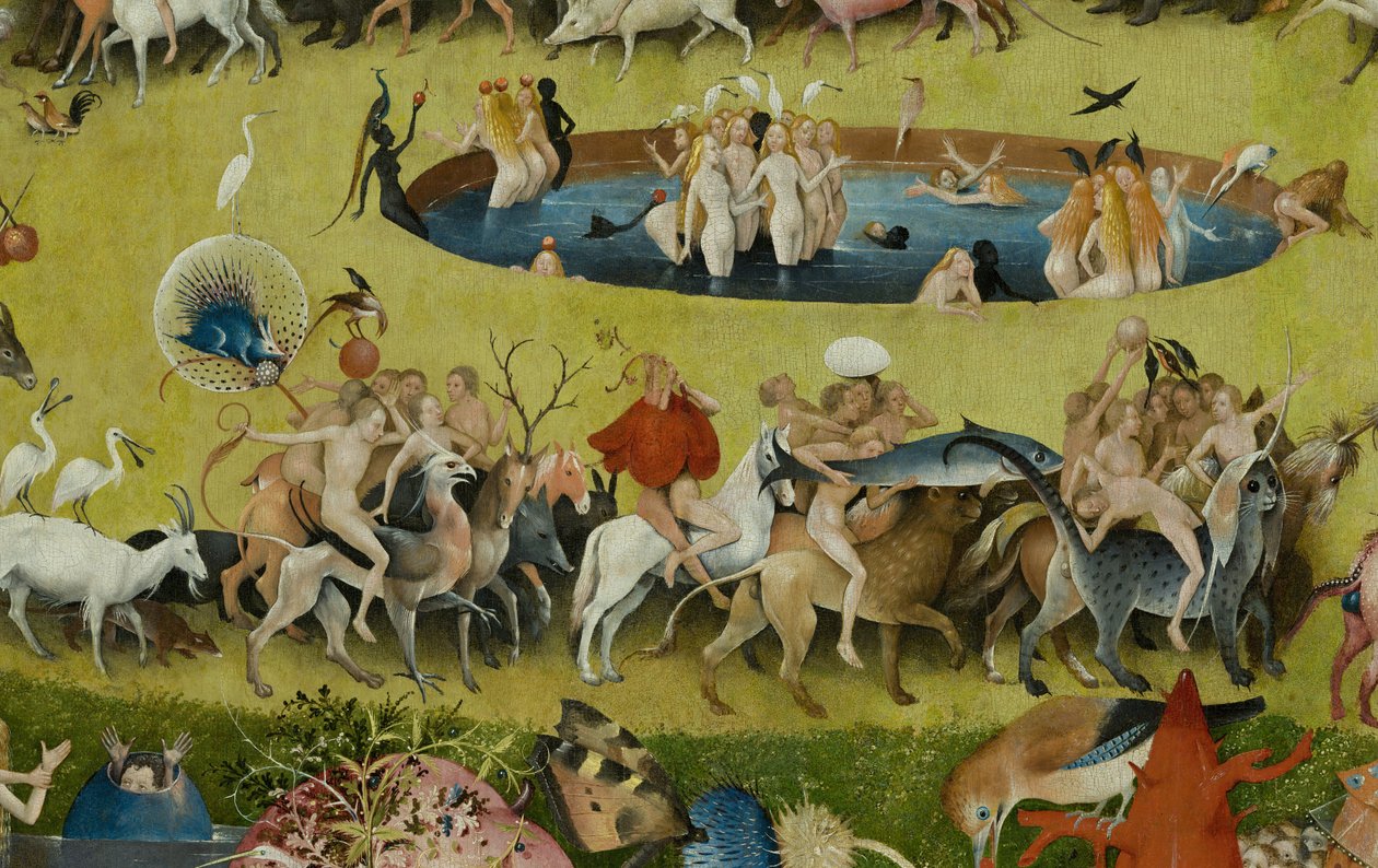 El jardín de las delicias, 1490-1500 de Hieronymus Bosch