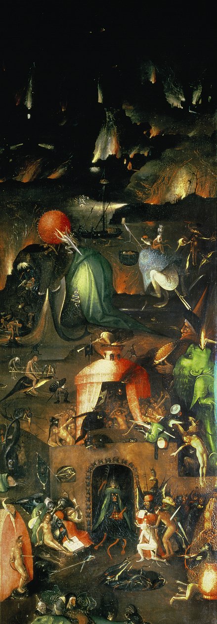 El Juicio Final (Retablo): Interior del Ala Derecha de Hieronymus Bosch