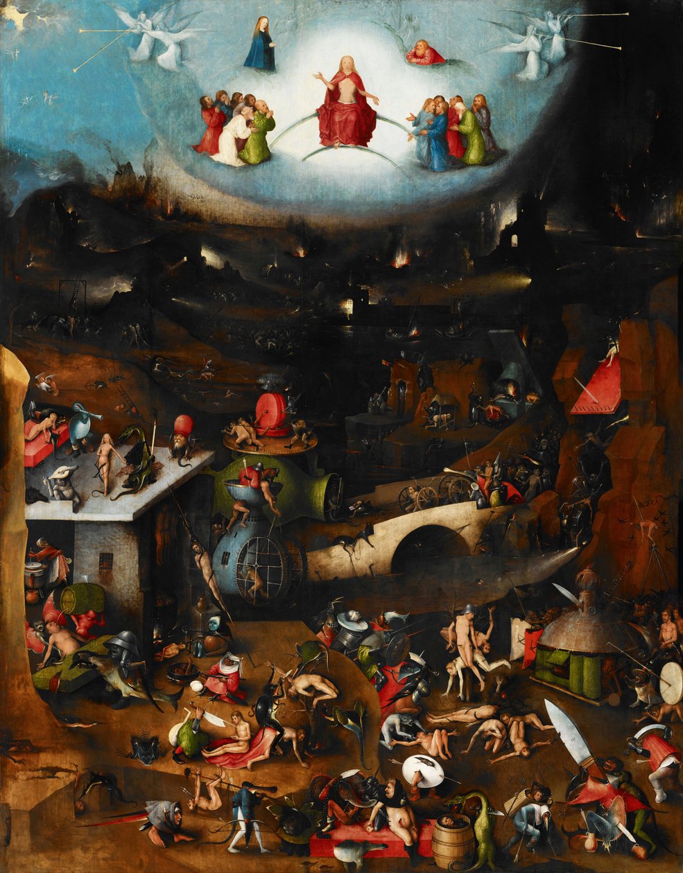 El Juicio Final (panel central), ca. 1482-1515 de Hieronymus Bosch