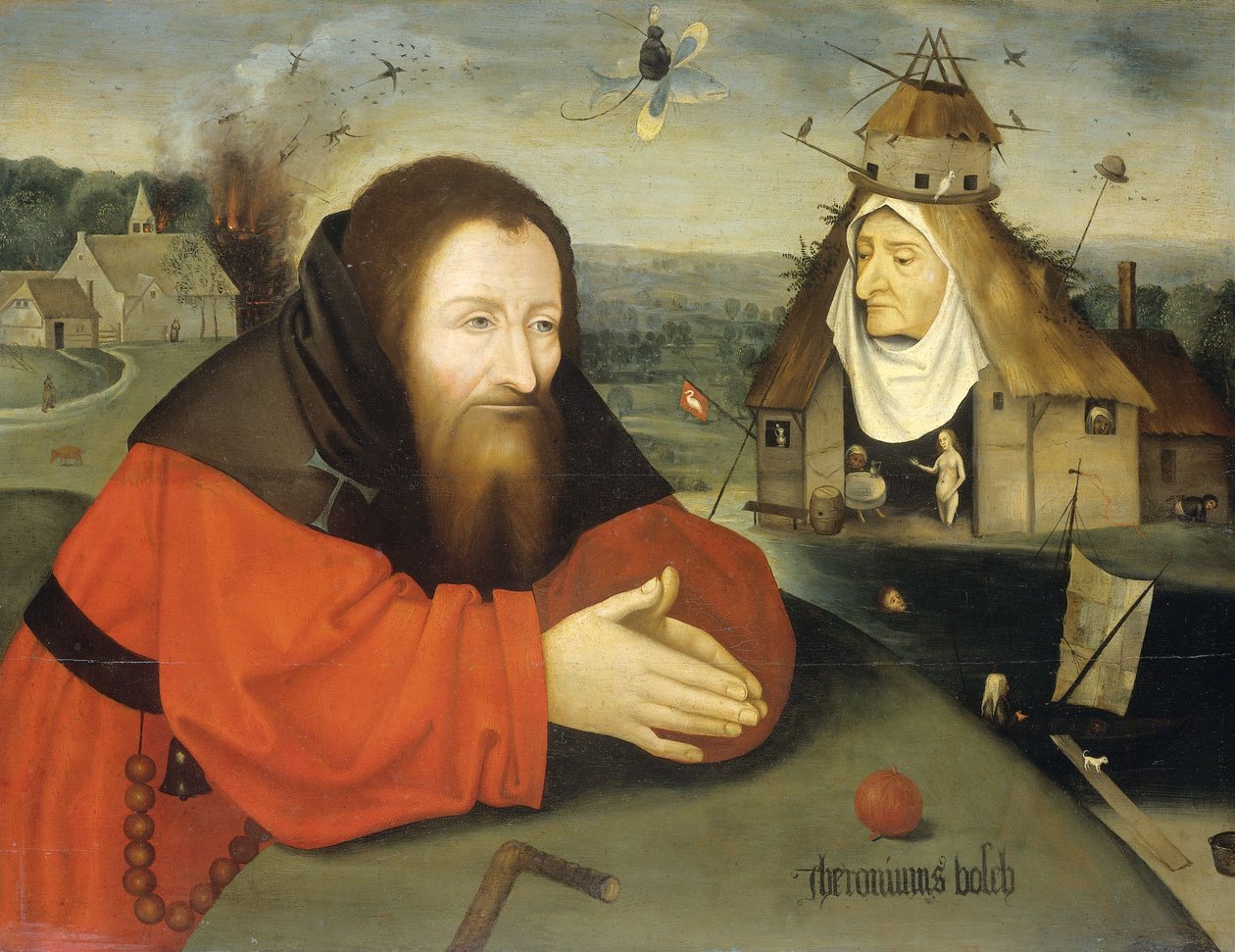 La tentación de San Antonio, c. 1550-1600 de Hieronymus Bosch