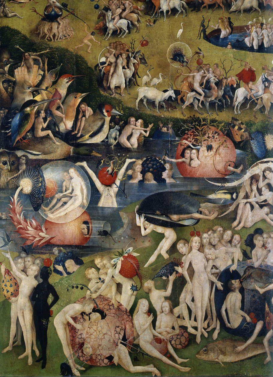 El jardín de las delicias (detalle) de Hieronymus Bosch