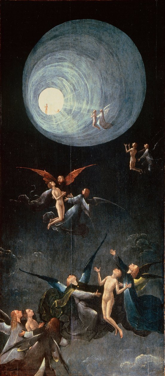 Las almas bienaventuradas. El Paraíso de Hieronymus Bosch