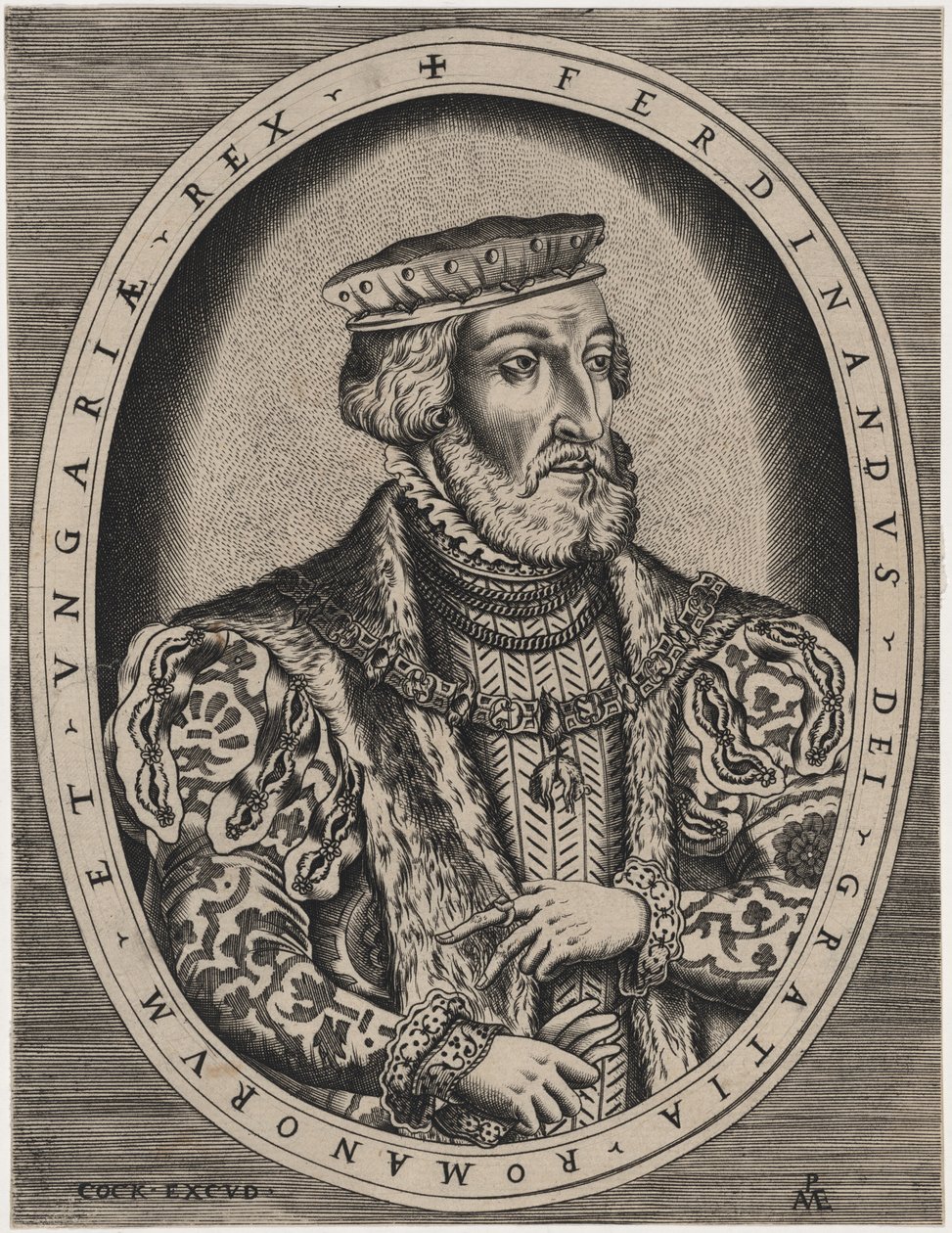 Fernando I, emperador romano de Hieronymus Cock