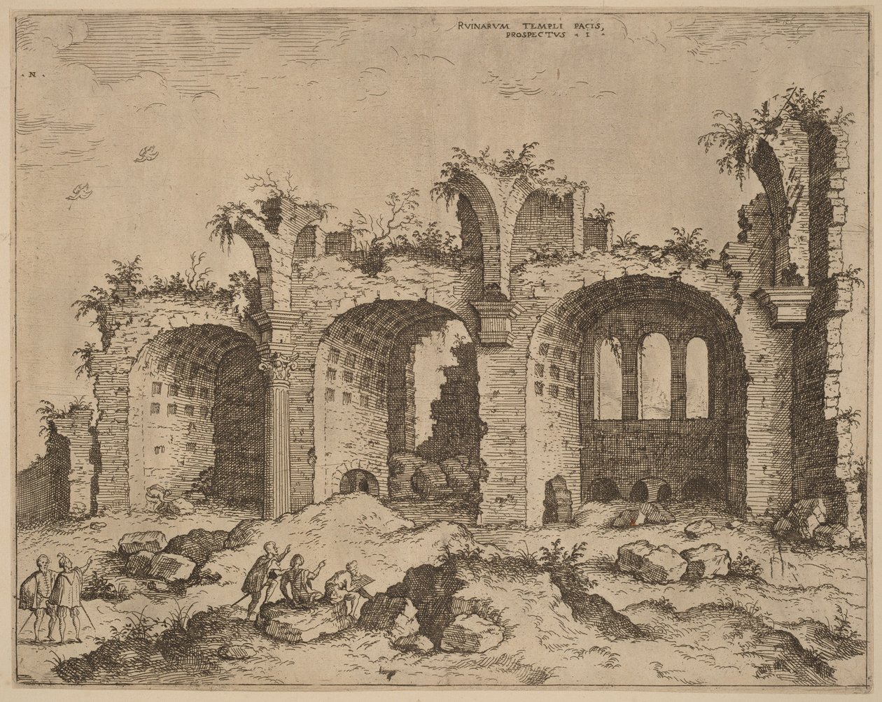 La Basílica de Constantino de Hieronymus Cock