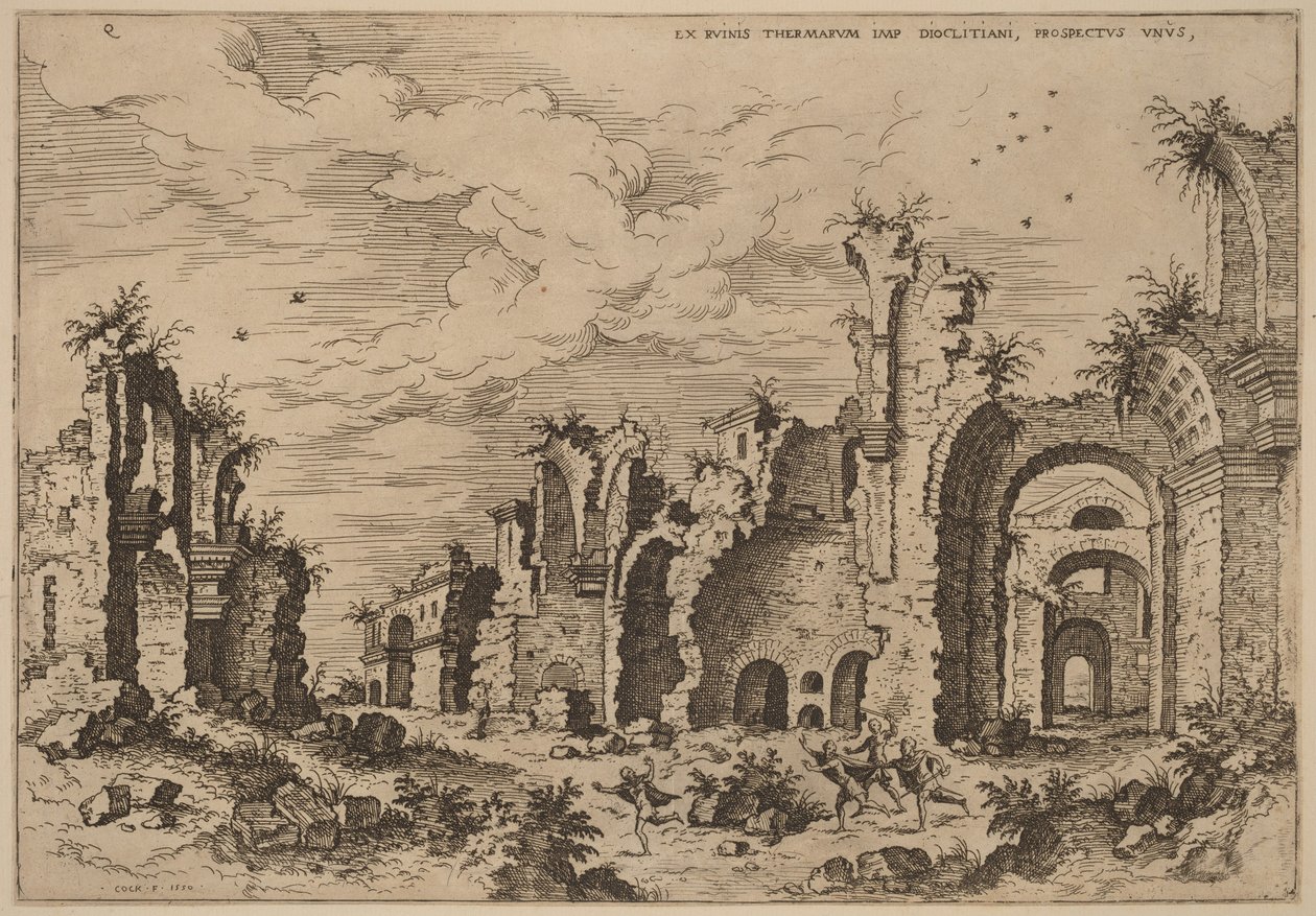 Las Termas de Diocleciano de Hieronymus Cock