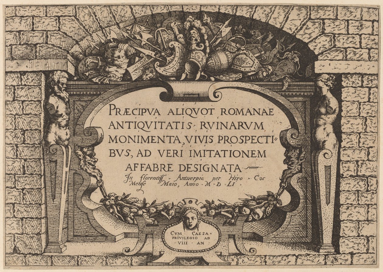 Página de título de Hieronymus Cock