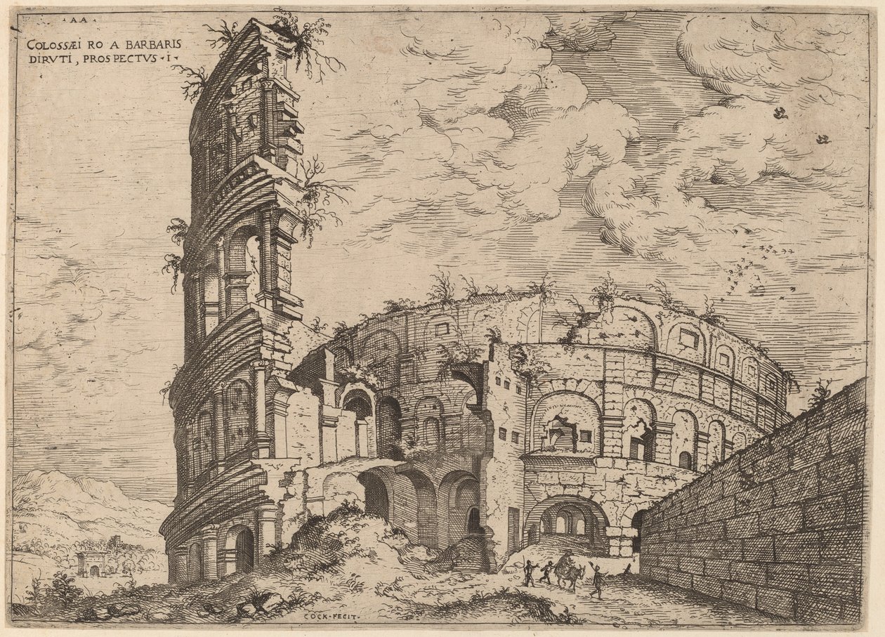 Vista del Coliseo de Hieronymus Cock