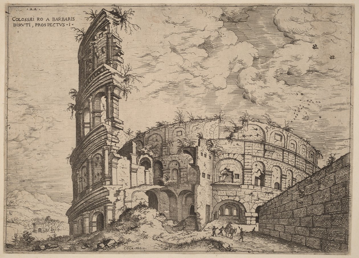 Vista del Coliseo de Hieronymus Cock