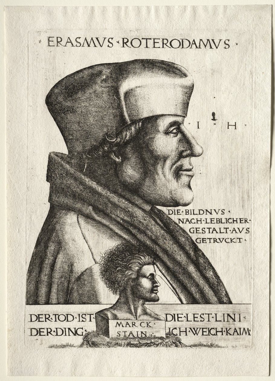 Erasmo de Rotterdam de Hieronymus Hopfer