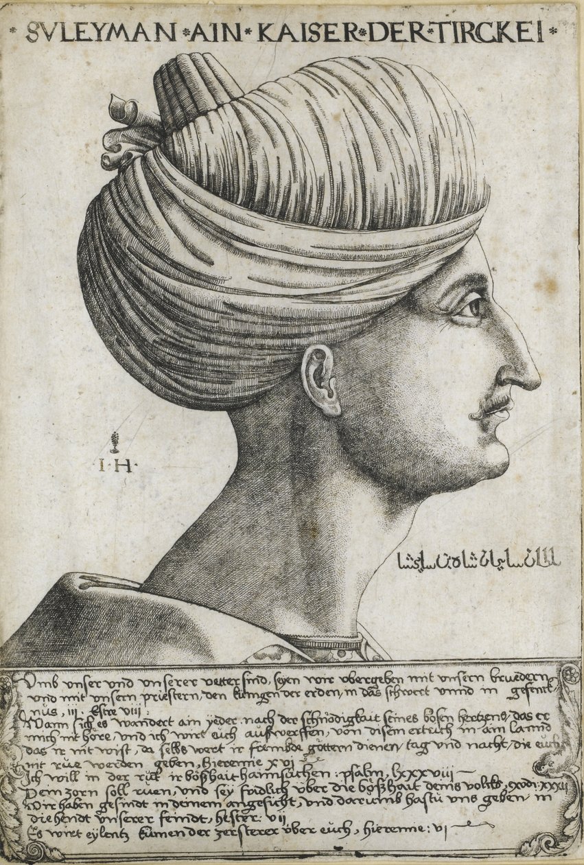 Sultán Suleiman I el Magnífico de Hieronymus Hopfer