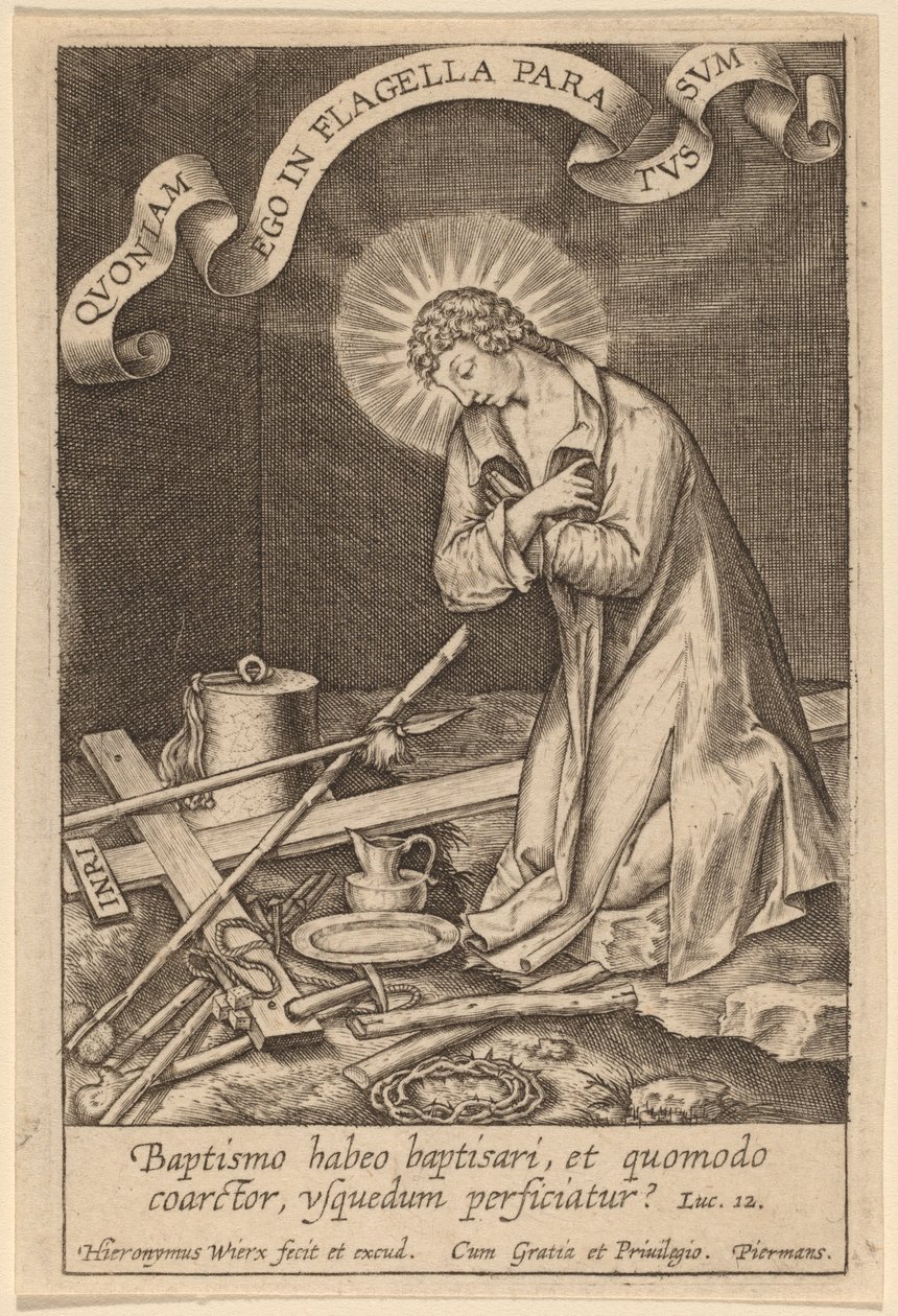 Baptismo habeo baptisari de Hieronymus Wierix