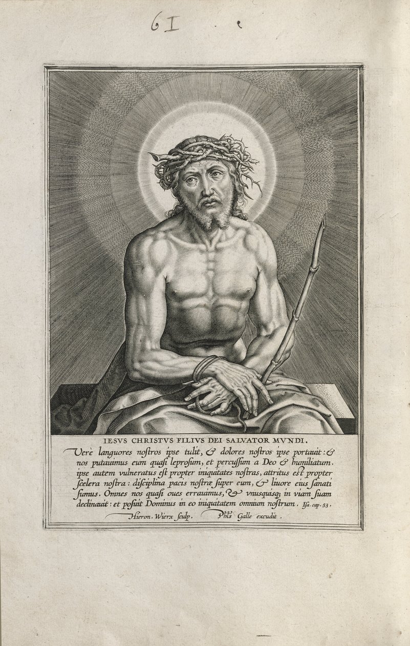 Observen al hombre de Hieronymus Wierix