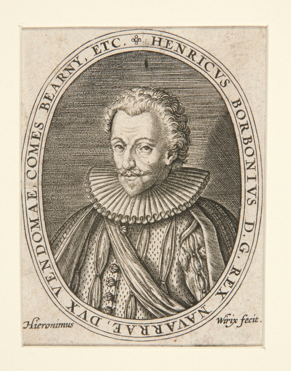 Rey Enrique IV de Hieronymus Wierix