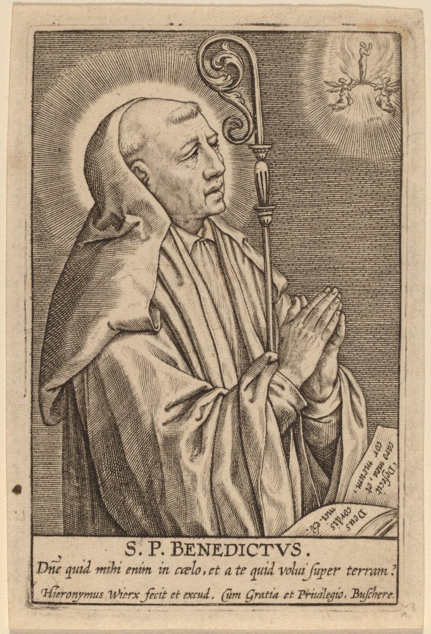 S. P. Benedictus de Hieronymus Wierix