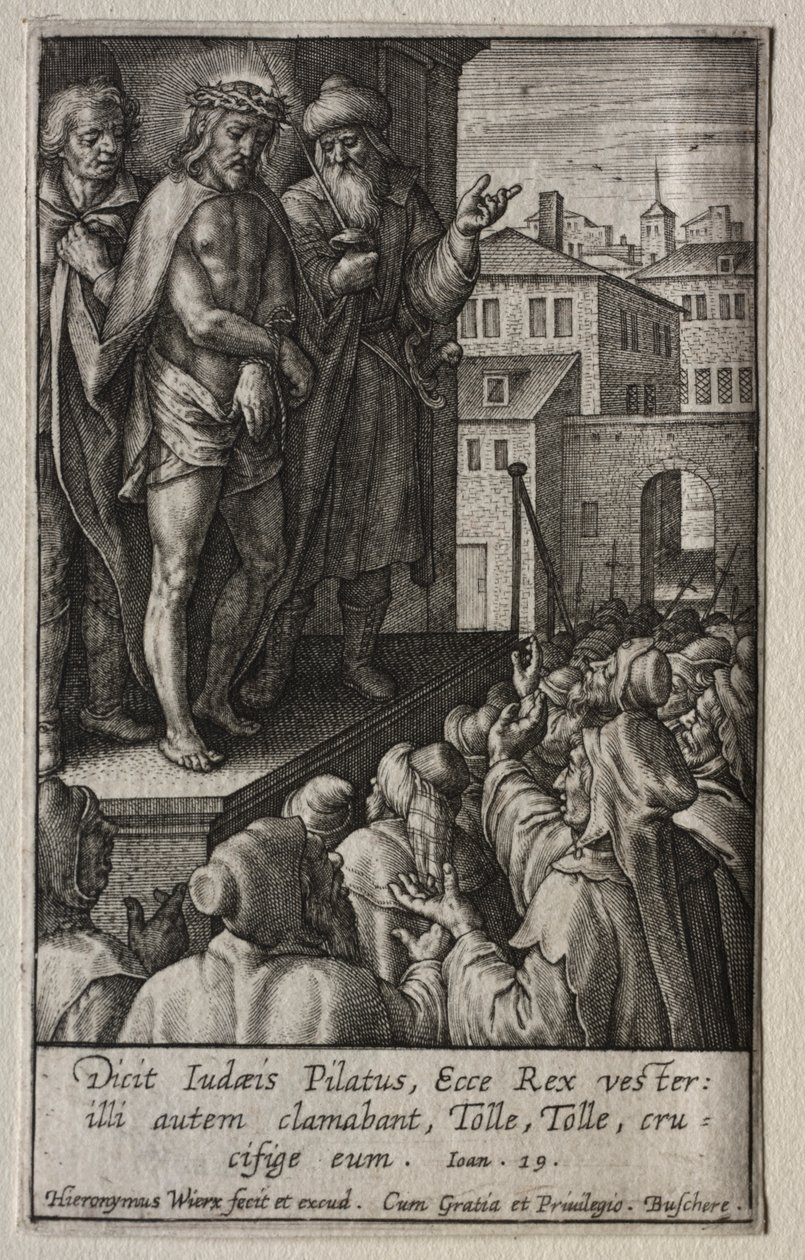 La Pasión: Ecce Homo de Hieronymus Wierix